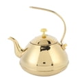 thumbnail image 1 of Té de Acero inoxidable, Filtrador de Tetera de Tetera de Acero inoxidable Fácil de Limpiar Oro 1.5L para El Hogar, 1 of 7