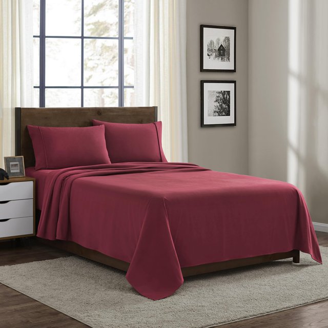 Sábanas de franela de la colección Sweet Home, tamaño king, 100% algodón