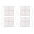 thumbnail image 1 of Parche de electrodo autoadhesivo reutilizable, almohadilla de electrodo cuadrada de repuesto para máquina TENS de 1,6 pulgadas, 16 Uds., 1 of 8