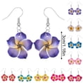 thumbnail image 4 of Flower Earrings Dangle for Women, Colorful Drop Earrings Set, Spring Earrings for Women, Suitable for Spring Gifts, 4 of 4