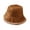 Brown, variant on Otqutp Vacation Headwear for Women's Bucket Hat for Women Furry Bucket Hat Winter Warm Plush Fisherman Thicken Plush Autumn Double Coldproof Fisherman Cap(Khaki,One Size)