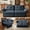 Blue, variant on 85" Queen Size Sofa Bed, Loveseat Sleeper Sofa with Pull Out Bed and USB, Modern 2 Seater Convertible Couch for Living Room Bedroom Apartment, Plush ,Grey