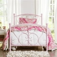 thumbnail image 3 of Furniture of America Aubrey Novelty Metal Twin Panel Bed in Pink, 3 of 5