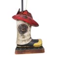 thumbnail image 5 of American Hero Fire Fighters Fireman Boot And Helmet Table Lamp With Laced Shade, 5 of 8