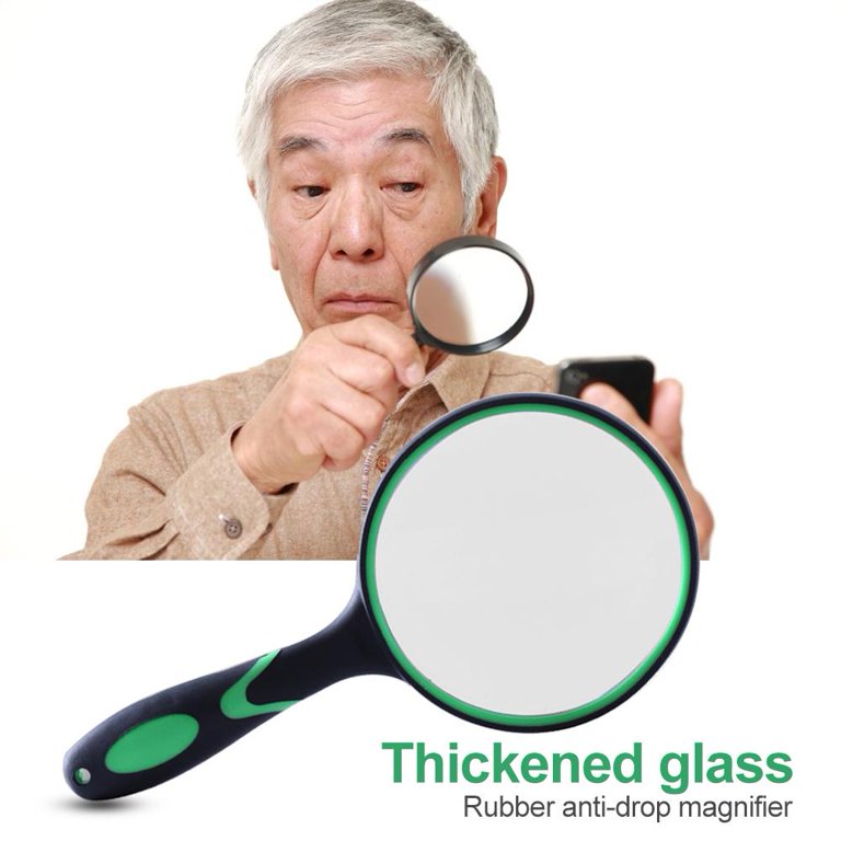 portable 10x magnifying glass handheld magnifier