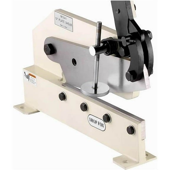 Shop Fox Plate Shear 12In 7 Ga