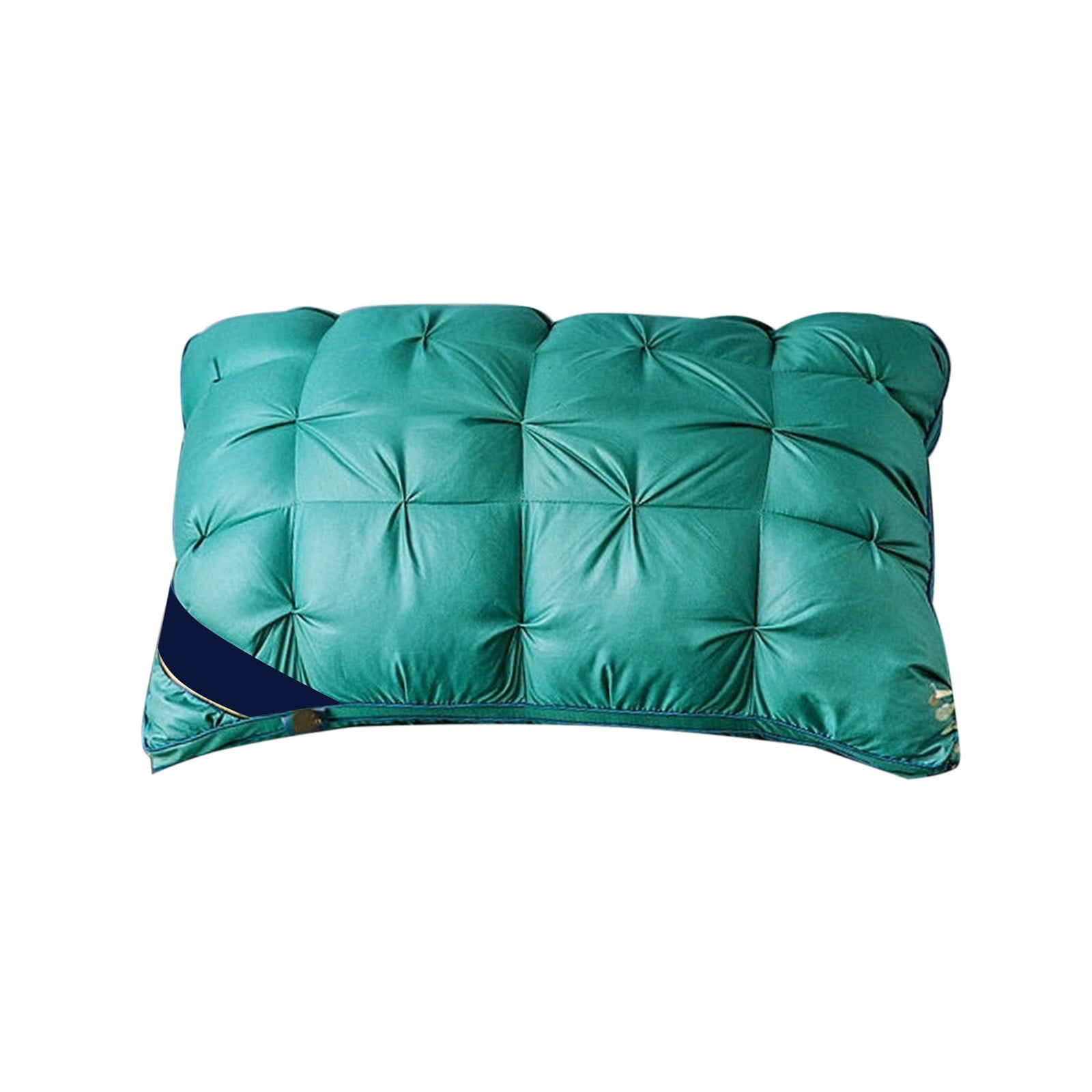 Goose Down Feather Pillows, Soft Bed Pillows Queen Size Set of 2, 100% Soft Cotton Shell, Bedding Pillow for Back, Stomach or Side Sleepers