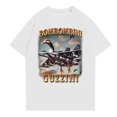 thumbnail image 1 of TRALALERO TRALALA Brainrot Italian Brainrot Animals Meme T-Shirt, AI Italian Animals Bombombini Gusini Printed Short Sleeve Tops, Lightweight Casual Blouse for Summer & Funny Meme Shirt（White，XL）, 1 of 3