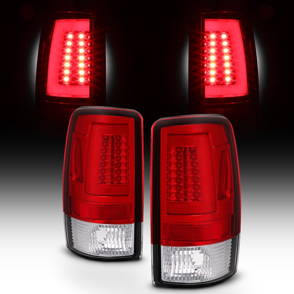 Fits 20002006 Chevy Suburban Tahoe GMC XL LED Light Bar Tail Lights