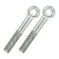 thumbnail image 1 of Uxcell 2 Pcs M18x110mm Shoulder Swing Lifting Eye Bolt, 304 Stainless Steel Metric Half Tooth Thread Fisheye Eye Slip Hole Screw Rigging Bolt Metal Fasteners Screws, Silver Tone, 1 of 7