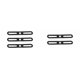 thumbnail image 1 of 5 Abrazaderas Dt125 Delivery 2017 De 2025 Italika Original, 1 of 3