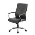 thumbnail image 5 of Boss Office Products LeatherPlus Home Office Adjustable Executive Chair with Casters, Black, 5 of 10