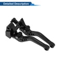 thumbnail image 6 of Unique Bargains Short Brake Clutch Levers for Kawasaki Z650 2017-2023 6 Position Adjustable Motorcycle Handlebar Brake Lever Aluminum Alloy Solid Black 1 Pair, 6 of 7