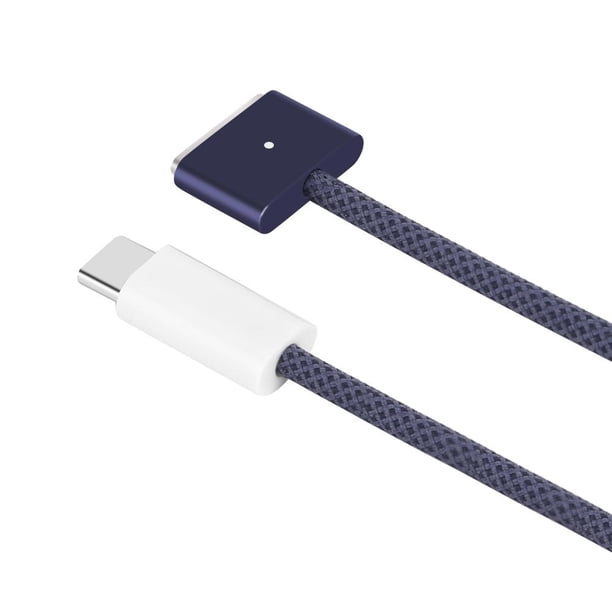 Cable de carga rápida tipo C macho a magnético 3 para MacBook Air/Pro 2021 2022 2023