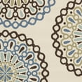 thumbnail image 4 of SAFAVIEH Veranda Axum Geometric Indoor/Outdoor Area Rug, 8' x 11'2", Cream/Blue, 4 of 6