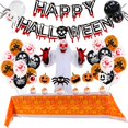 thumbnail image 1 of Juego de globos de Halloween, panal de papel, fantasma 3d para interior y exterior, jardín, hogar, oficina, Bar, suministros de decoración para fiesta, 1 of 4