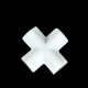 thumbnail image 2 of PTFE Magnetic Stirrer, Crossshaped White Stirrer, Tshaped, Pack of 5 (T10 x 25 mm), 2 of 5