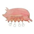 thumbnail image 2 of Chenjy Pig Key Holder Excellent Wooden Wall Ornament Pig | Wall Mount Hanger Decor, Effortless Wooden Pig Hangable Organizer Decorative Rack for Front Door Entryway Cabinet Walmart Pallets, 2 of 8