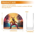 thumbnail image 3 of Kangaroos Hoodie Napkin Holder for Table Clear Napkin Stand Paper Holder Acrylic Organizer Dispenser Napkins for Dinner Kitchen Restaurant Room, 3 of 8
