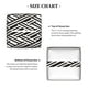 thumbnail image 5 of Balery Black White Stripes Porta Pañuelos de Cuero con Estampado – Funda Moderna Cuadrada para Caja de Pañuelos, Dispensador 5x5x5'', 5 of 7