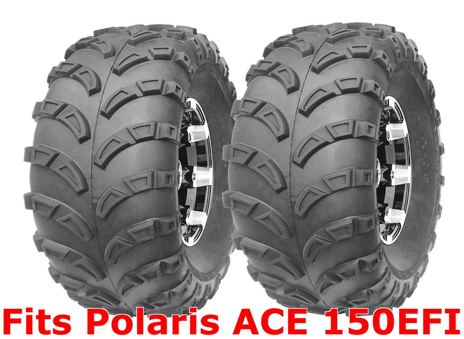 (2) 22x1010 Polaris ACE 150EFI Sport ATV Rear Tires Set Mud 6PR