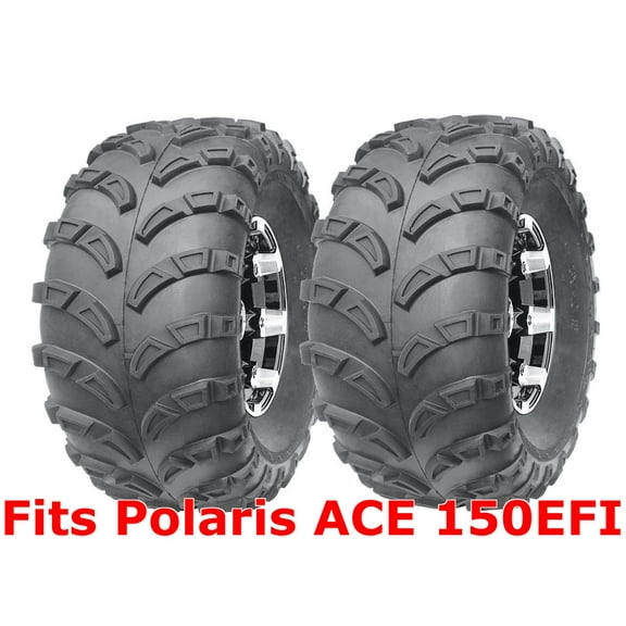 (2) 22x10-10 Polaris ACE 150EFI Sport ATV Rear Tires Set Mud 6PR