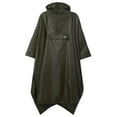 thumbnail image 2 of Mac in a Sac - Poncho - Packable Waterproof Cape for Men & Women - Lightweight and Breathable Rain Jacket with Hood that Packs into its own Bag - Khaki - One-Size, 2 of 7