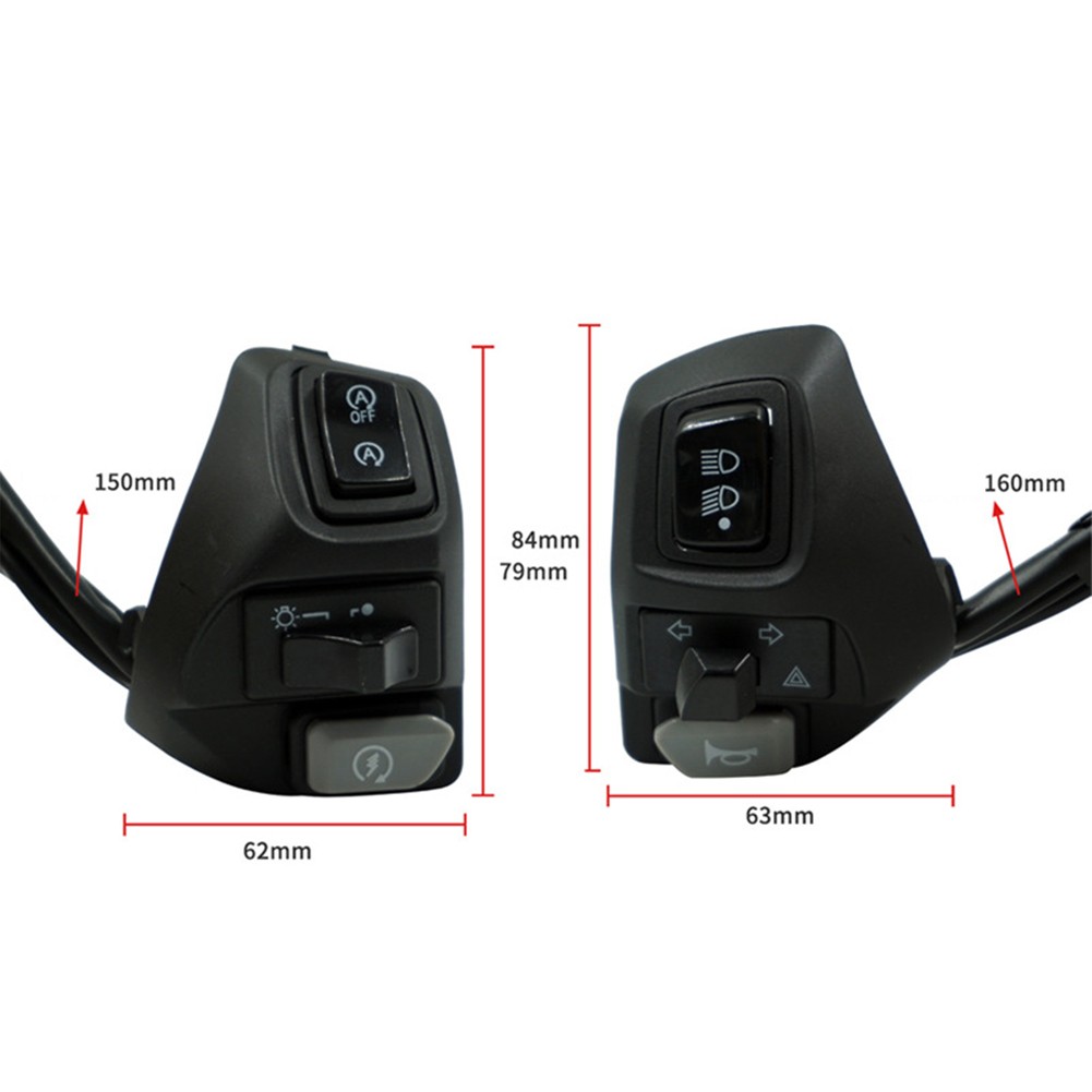 New Pair Handlebar Combination Switch For LC135 AEROX155