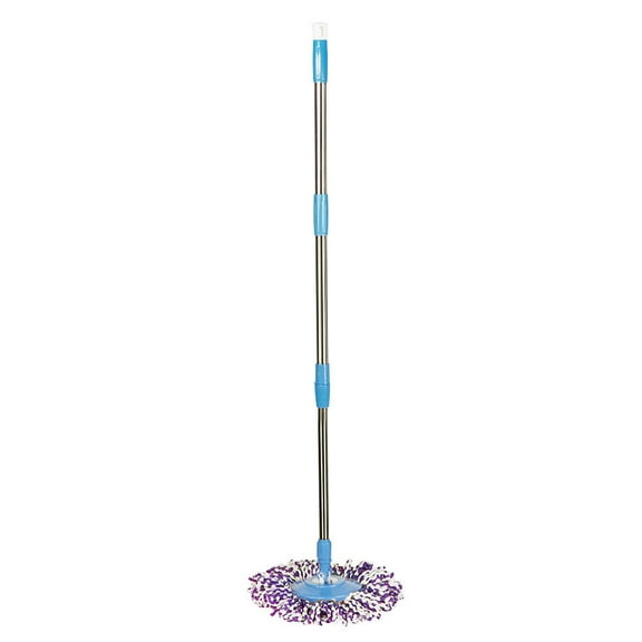 Spin Mop Pole Handle Replacement for Floor Mop 360 No Foot Pedal Version Blue