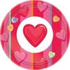 Candy Hearts Valentine's Dessert Plates 12ct