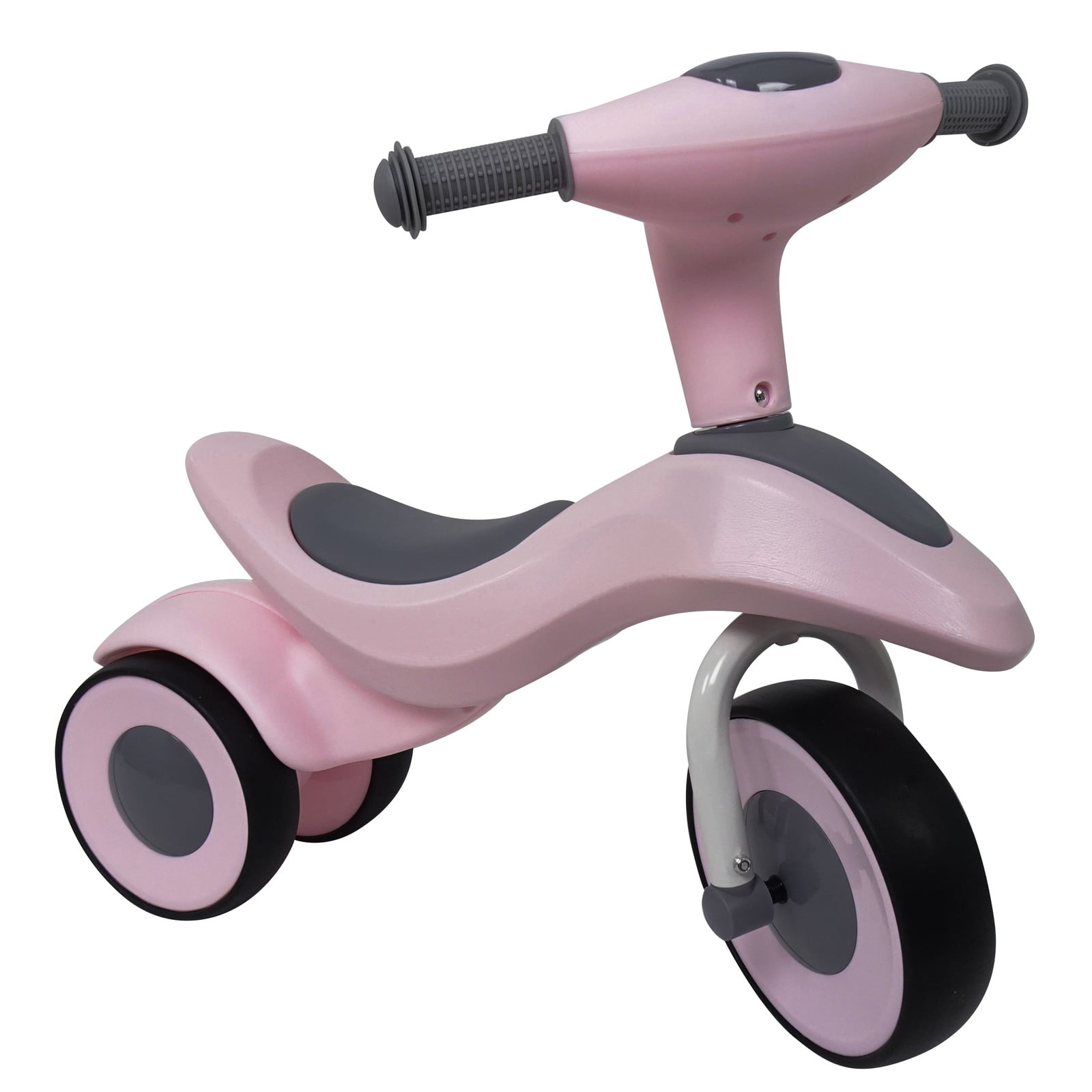 Pink Zinc 2 Wheeled Rear Footbrake Anti Slip Folding Inline Scooter 