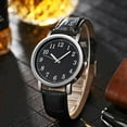 thumbnail image 5 of DESIGNICE Automatic Watches for Men Fashion Design Leather Watch Digital Quartz Men's Watch, 5 of 7