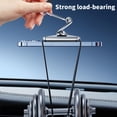 thumbnail image 4 of Soporte magnético para teléfono, soporte plegable antideslizante para teléfono de coche para oficina (plata), 4 of 4