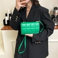 thumbnail image 3 of AMERTEER Women Chocolate Square PU Leather Flap Shoulder Bags Lady Flap Small Handbags, 3 of 9