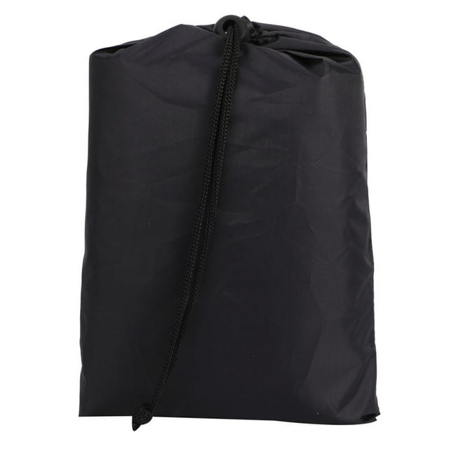Funda de cama plegable portátil negra, a prueba de polvo, para uso en interiores y exteriores, 102 x 33 x 104 cm