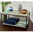 thumbnail image 4 of Eccostyle Solid Bamboo Steel Frame Coffee Table - Brushed Gray, 4 of 9