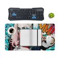 thumbnail image 4 of Character Harley Quinn Mouse Pad Extended Gaming No-sliped Large Desk Mat Stitched Edge Keyboard Mat Mousepad, 4 of 7