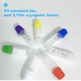 Sterile Tubes 2ml, PP cryovial, External Thread Sample Tubes with Self