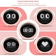 thumbnail image 2 of Despertador infantil, despertador digital recargable, con emojis adorables, luz nocturna y control de voz, incluye 2 alarmas, 5 voces, función de repetición, fecha y temperatura., 2 of 5