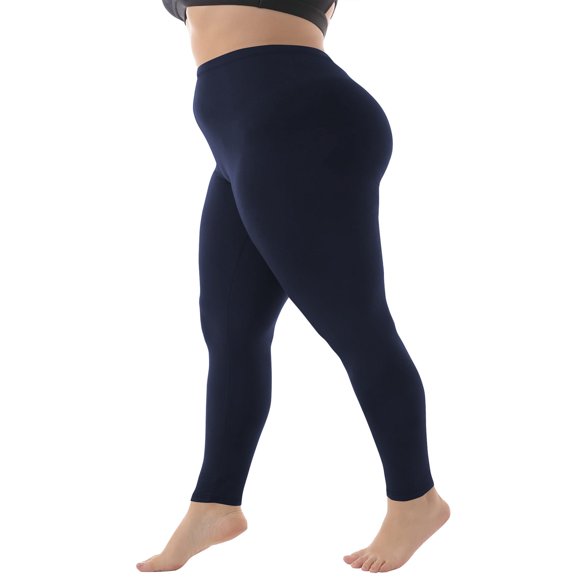 Outfmvch Stretchy Pants for Women,Leggings for Women,Yoga Pants,Stretch Is Comfort Women's Cotton/Spandex Plus Size Leggings,Plain Pant,Tall Sweatpants for Men Navy 3XL