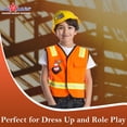 thumbnail image 4 of Disfraz de obrero de la construcción para niños Dress Up America, 4 of 7