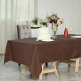 Efavormart 60x102" CHOCOLATE Wholesale Linens Rectangle Polyester Tablecloths Banquet Table ...