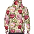 thumbnail image 7 of Wukai Tulips Flowers Print Men Hoodies Fleece Sweatshirts Long Sleeve Sweaters Pullover Fall Outfits Winter Clothes-Medium, 7 of 7
