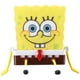 thumbnail image 1 of 1 soporte para esponja con 1 esponja de cocina de Bob Esponja, esponja de limpieza de cocina, soporte para esponja de fregadero de cocina, 1 of 5