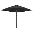 thumbnail image 6 of vidaXL Garden Parasol Anthracite Polyester, Steel 118.1 in Diameter, 6 of 23