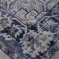 thumbnail image 2 of Usak Collection 5' x 7' Blue/Gray Oriental Distressed Non-Shedding Area Rug, 2 of 6