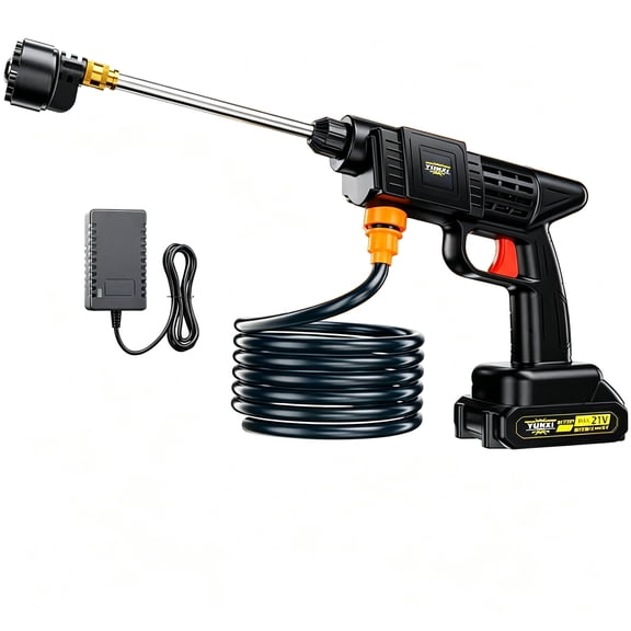 Cordless Portable High Pressure Water Gun, Multi-Scene Cleaning Tool for Auto, Yard and Garden