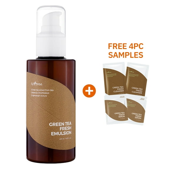 Isntree Green Tea Fresh Emulsion, 4.06 fl oz / 120ml