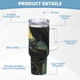 thumbnail image 5 of Pofeuu MoonNight Sky Crow Print 40oz Ice Bully With Handle And Straw Stainless Steel Vacuum Insulated Cup And 2 In 1 Straw Lid, 5 of 8