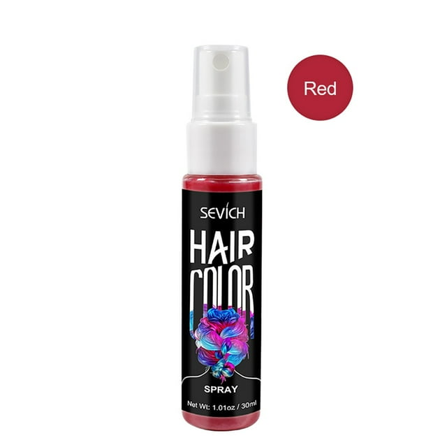 Spray de color instantáneo para fiestas, 5 colores, 30 ml, para cabello en polvo